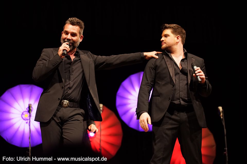 Die schauspielerische Untermalung des Songs gelingt bestens. musical gentlemen wernau 2018 36