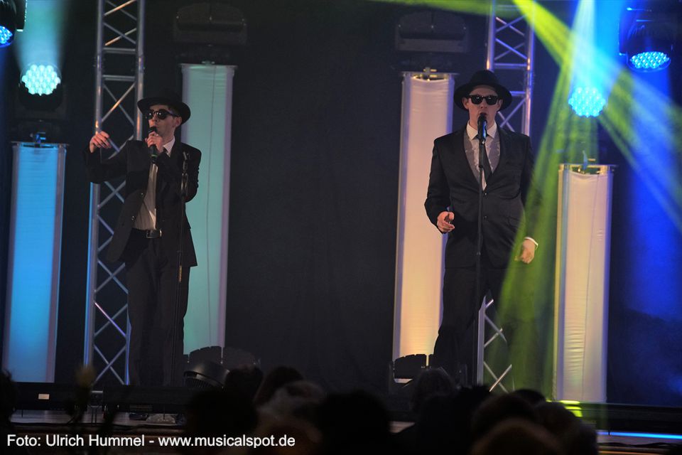 Die Gangsterbrüder Chris Green und Mario Ruschel. chris green ostergala esslingen 2018 41