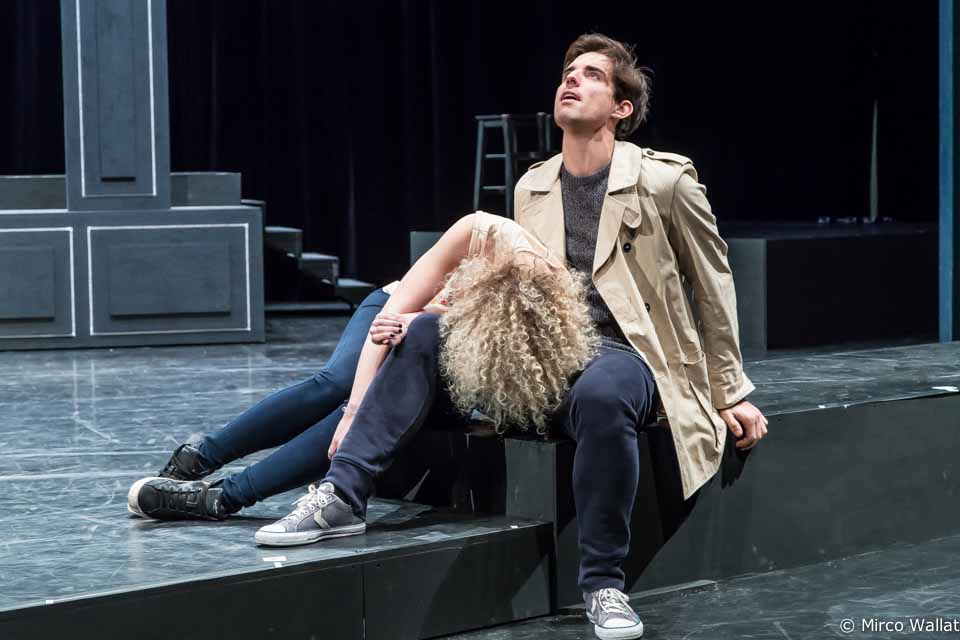 Sabrina Weckerlin und Phillip Büttner. 52Musical Goethe Auf Liebe und Tod Folkwang Uni