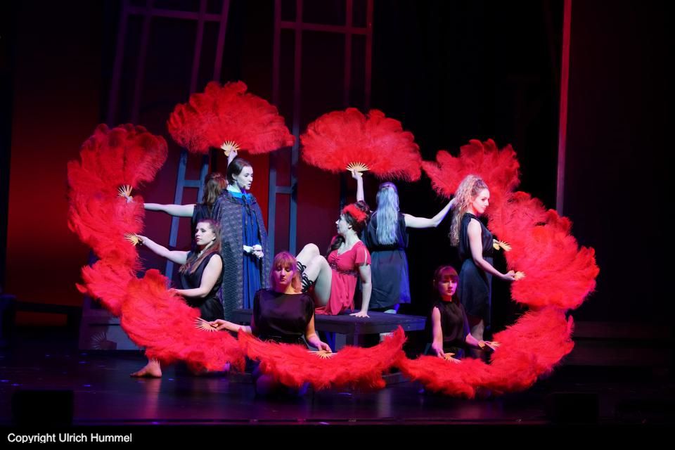 Johannes Anglicus wird zur vermeintlich kranken Marioza gerufen. paepstin musical stuttgart 132